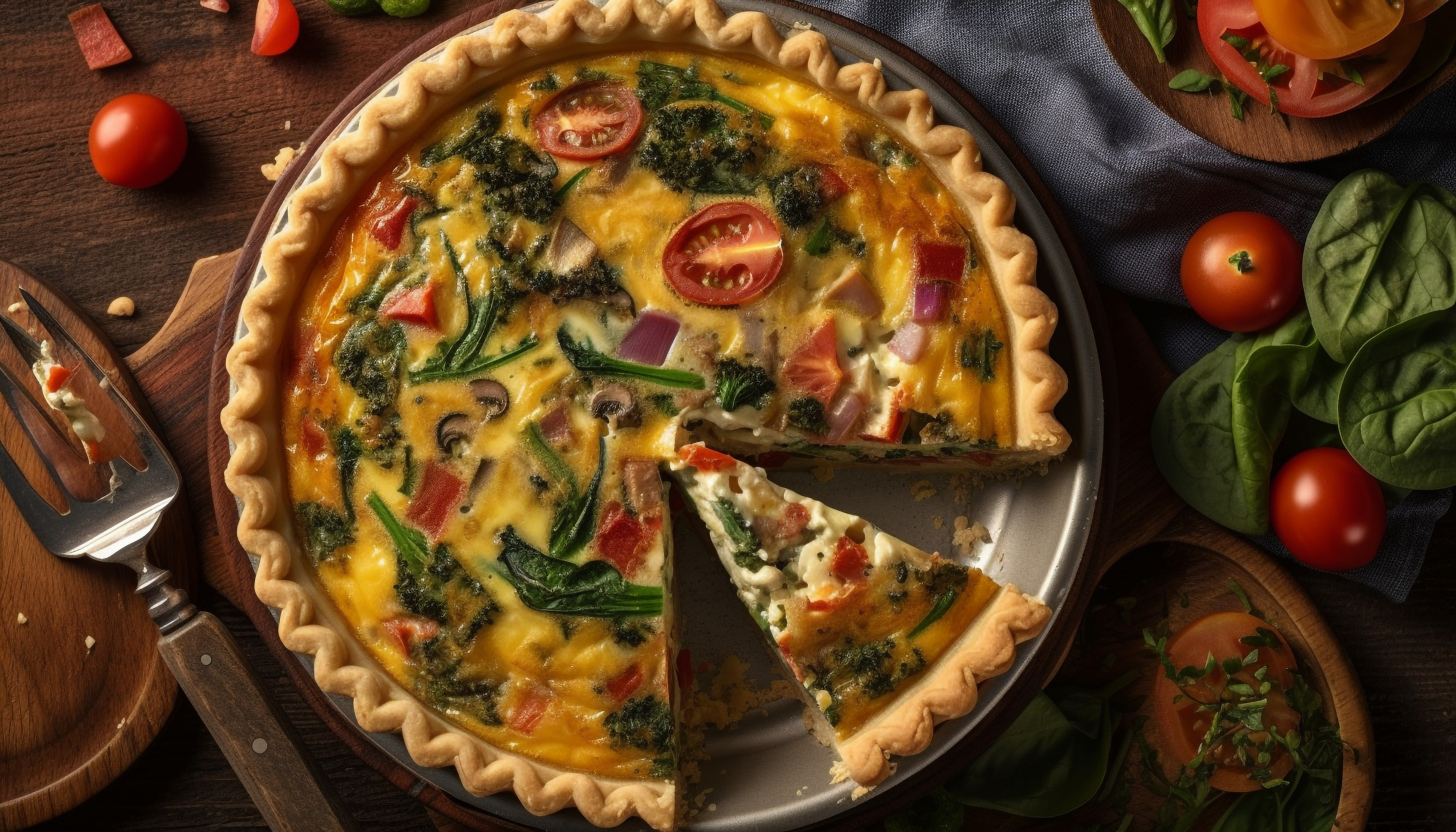 maravilhosa receita de quiche saudável